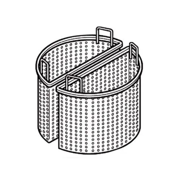 2x 1/2 Paniers pour marmite de cuisson avec 150 Litres