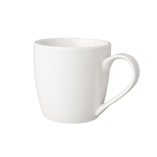 (12 pièces) BUDGETLINE - Tasse à café Mammoet Neo - 250ml - Blanc