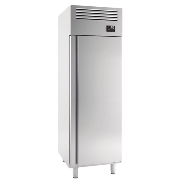 Réfrigérateur en acier inoxydable PREMIUM PLUS - GN 2/1 - 560 litres - avec 1 porte