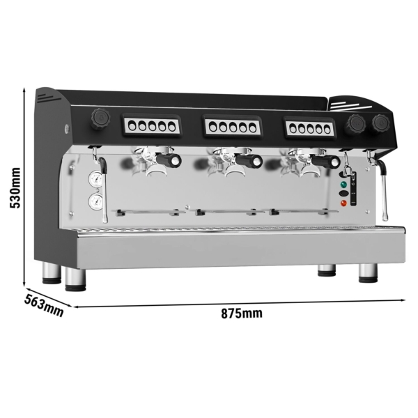 Machine à café filtre - 3 groupes - Système de préinfusion inclus