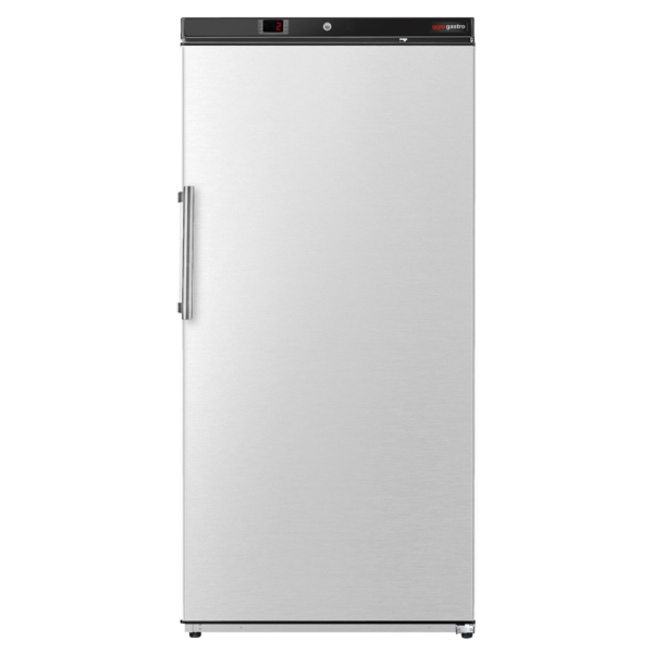 Réfrigérateur de stockage en inox ECO - 600 Litres - avec 1 porte - intérieur de la porte en plastique - Inox