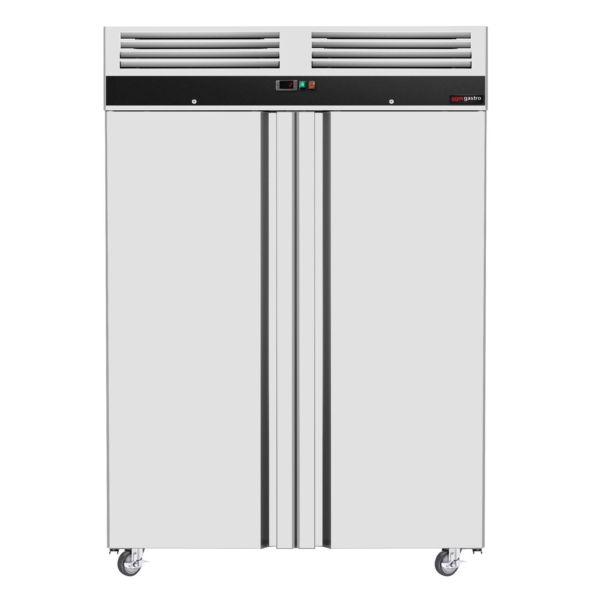 Réfrigérateur en acier inoxydable ECO - GN 2/1 - 1400 litres - avec 2 portes