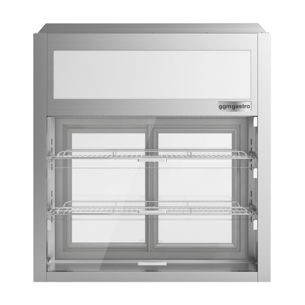 Vitrine réfrigérée de table - self-service - 225 litres - 900mm - avec 2 étagères