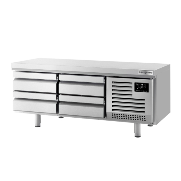 Sous-comptoir réfrigéré Premium PLUS - 1400mm - 190 litres - 4 tiroirs