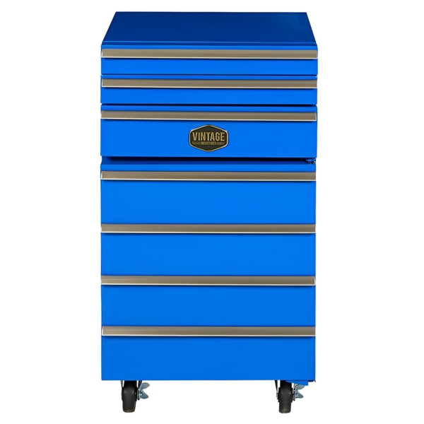 GASTRO-COOL | Réfrigérateur "Chariot d'atelier" - 50 litres - 1 porte - Bleu