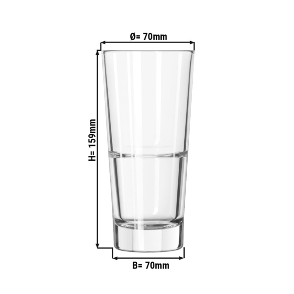 (12 pièces) Verre à long drink - GILDE - 296 ml - Transparent