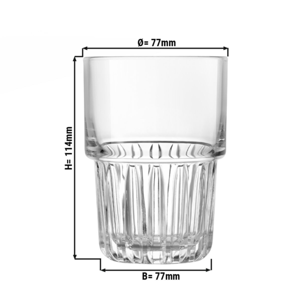 (12 pièces) Verre à long drink - EVEREST - 266 ml - Transparent