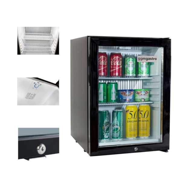 Réfrigérateur minibar - 400mm - 40 litres - 1 porte vitrée