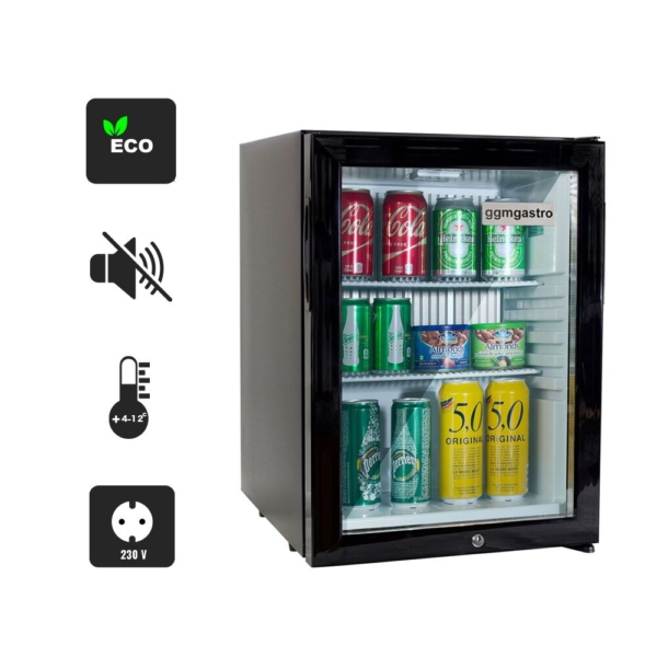 Réfrigérateur minibar - 400mm - 40 litres - 1 porte vitrée