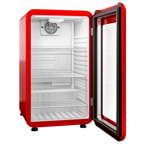 Réfrigérateur minibar - 500mm - 120 litres - 1 porte vitrée & Éclairage LED