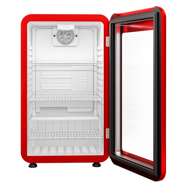 Réfrigérateur minibar - 500mm - 120 litres - 1 porte vitrée & Éclairage LED