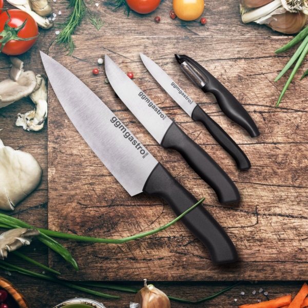 Set de couteaux Ecco Chef avec étui à roulettes - 6 pièces