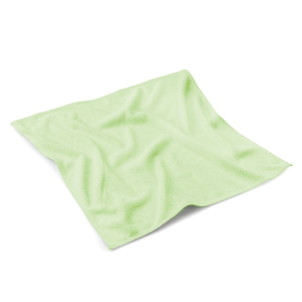 (10 pièces) Chiffon microfibre vert - 40 x 40 cm