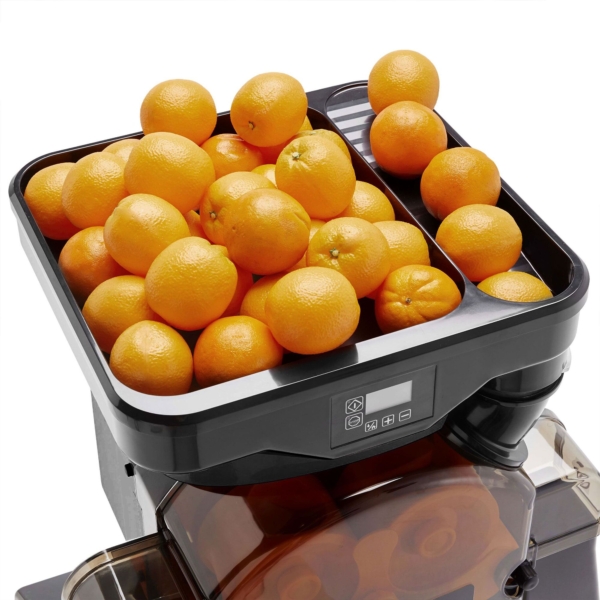 Extracteur de jus de fruits électrique - Noir - Bouton Push & Juice - Alimentation manuelle en fruits - Mode nettoyage inclus