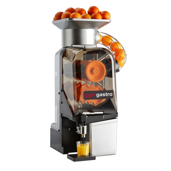 Presse-oranges électrique - Argent - Alimentation automatique en fruits - Robinet de vidange & mode de nettoyage inclus