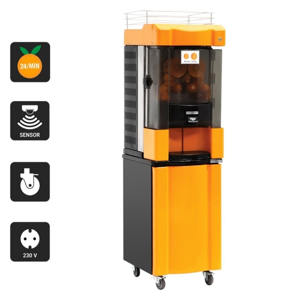 Presse-agrumes automatique - Orange - avec socle inclus