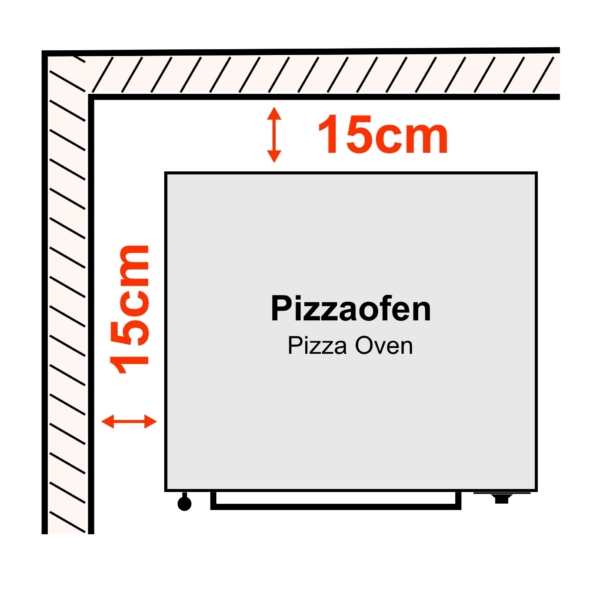 Four à pizza à gaz - 9x 30cm - Digital