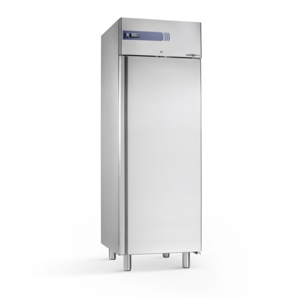 Réfrigérateur à pâtes en acier inoxydable PREMIUM PLUS - EN 60x40 - 585 Litres - avec 1 porte