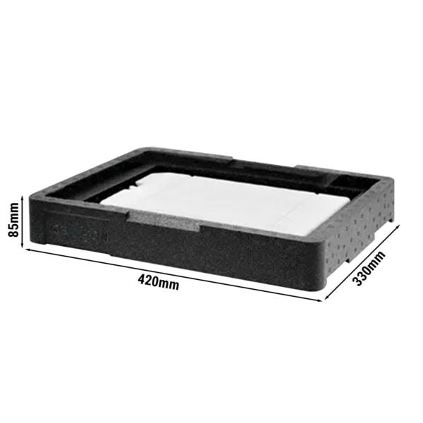 Réhausse conteneur isotherme GN1/1 - 605 x 405 x 110 mm pour conteneur isotherme