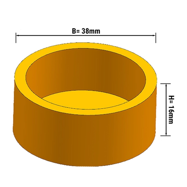 Plaques pour machine à tartelettes TMNP - Forme de tartelette : Rond - Ø 37mm