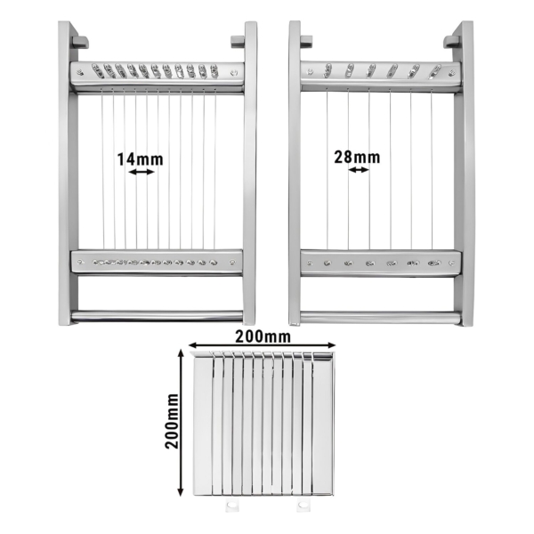 Coupeuse de pralines - 14 & 28 mm - 2 cadres inclus