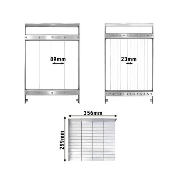 Coupeuse de pralines - 23 & 89 mm - double - 2 cadres inclus