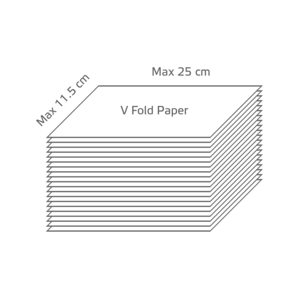 Distributeur de serviettes en papier - pour 800 serviettes - Inox