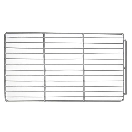 Rails en acier inoxydable - 1x gauche & 1x droite - 550mm - avec grille de support plastifiée - 320x555mm - pour SAS & POS7