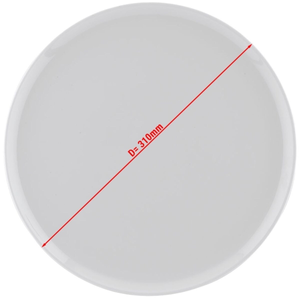 (12 pièces) ENTity - Assiette à pizza en porcelaine - Ø 310 mm