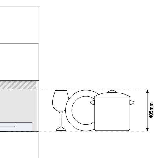 Machine à laver à passage à double paroi - Numérique - 7,1 kW - incluant détartrant - avec pompe à détergent et pompe à rinçage