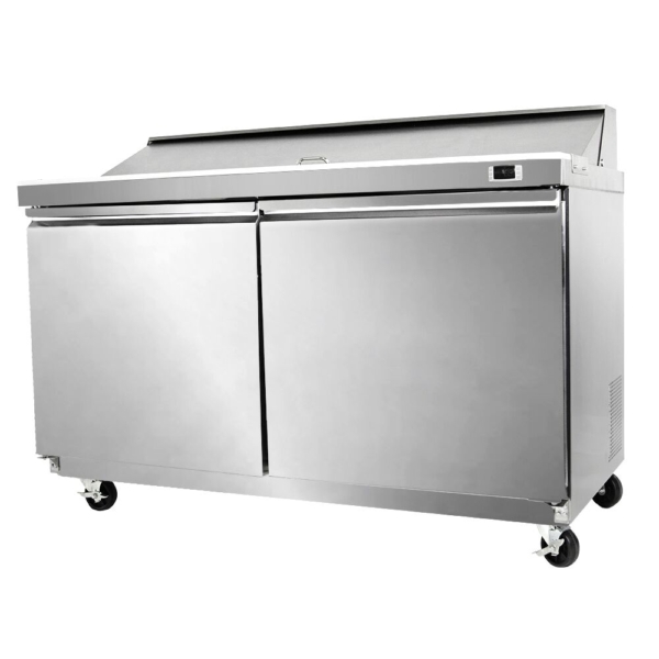 Saladette American Style PREMIUM - 1555mm - 510 litres - 2 portes - incl. 16x bacs GN 1/6