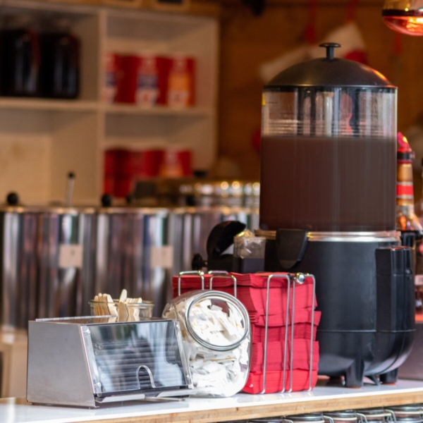 Distributeur de chocolat / Salep - 10 litres - noir