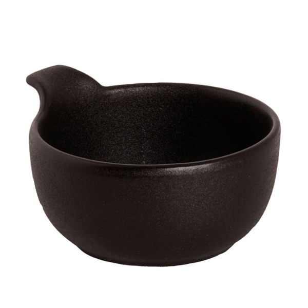 (12 pièces) UNIVERSE - Coupe Maastricht - avec anse - 24 cl - Ø 10 cm - Noir