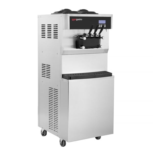 Machine à glace molle - 26-30 litres/h - 2,1 kW - pour 3 sortes de glace