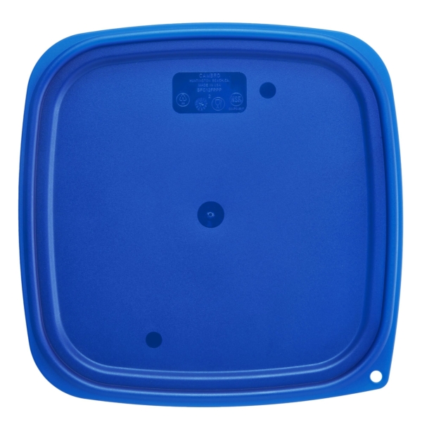 (6 pièces) CAMBRO | CAMSQUARES® - Couvercle pour FreshPro - pour conteneurs de 11,4 litres, 17,2 litres et 20,8 litres - Bleu