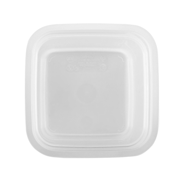 (6 pièces) CAMBRO | CAMSQUARES® - Couvercle pour FreshPro - pour conteneurs de 0,47 litre et 0,9 litre - Transparent