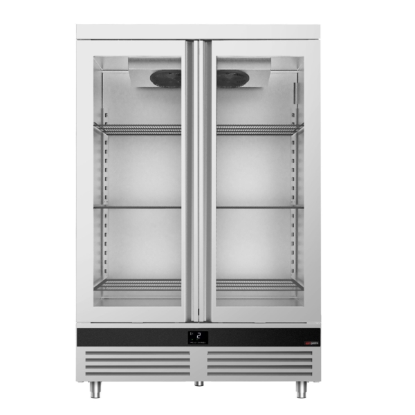 Réfrigérateur PREMIUM - GN 2/1 - 1400 Litres - avec 2 Portes en Verre