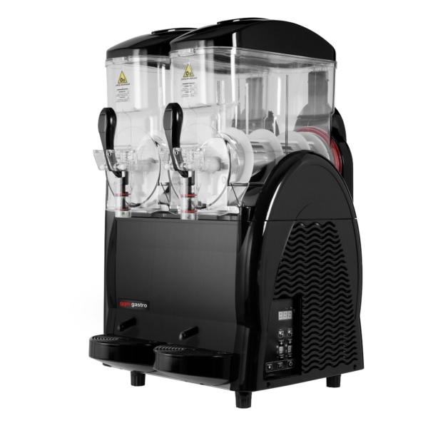 Machine à slush - 2x 12 litres - Noir