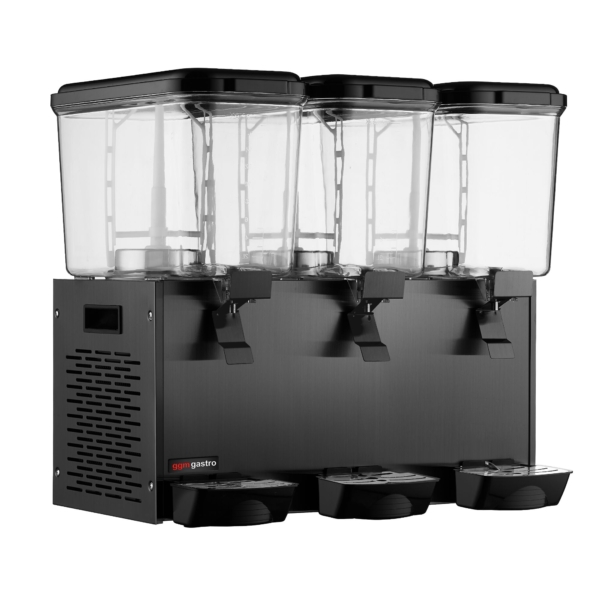 Distributeur de jus - 3x 18 litres - Noir