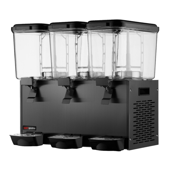 Distributeur de jus - 3x 18 litres - Noir