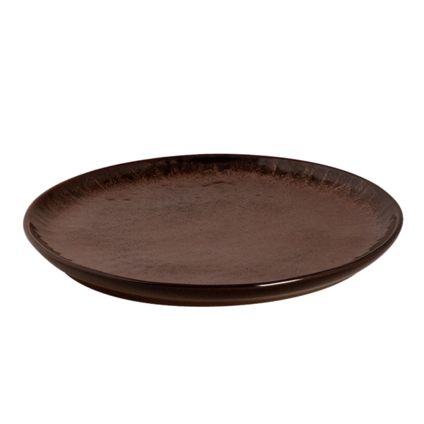 (4 pièces) BAMA COPPER - Assiette plate - Ø 210mm - Cuivre