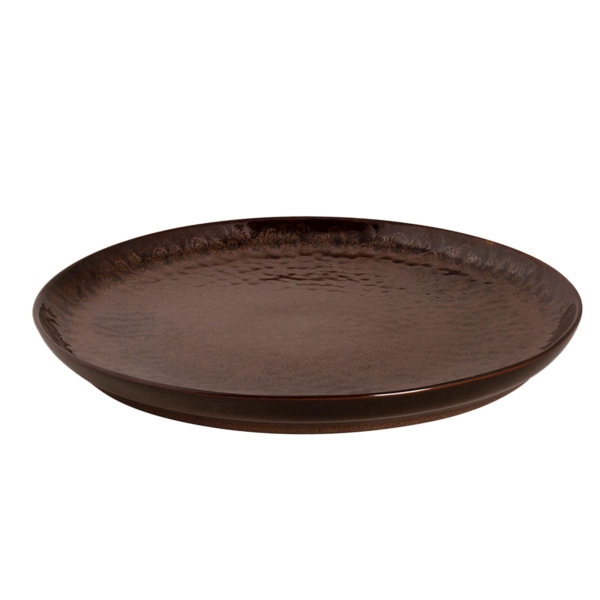 (4 pièces) BAMA COPPER - Assiette plate - Ø 270mm - Cuivre