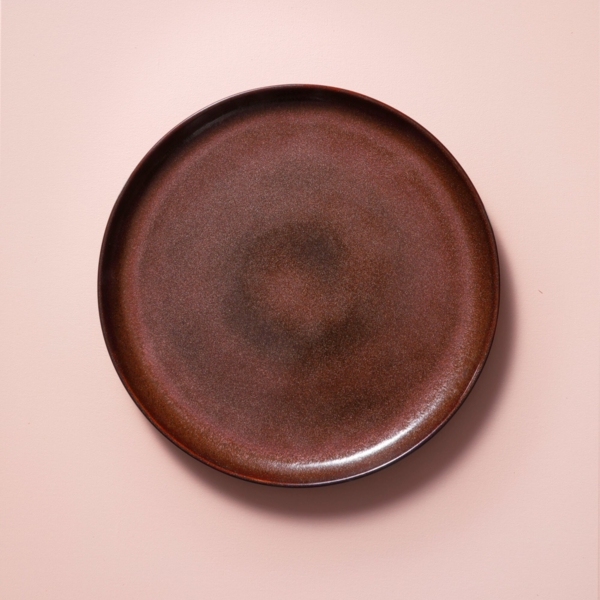 (4 pièces) BAMA COPPER - Assiette plate - Ø 270mm - Cuivre