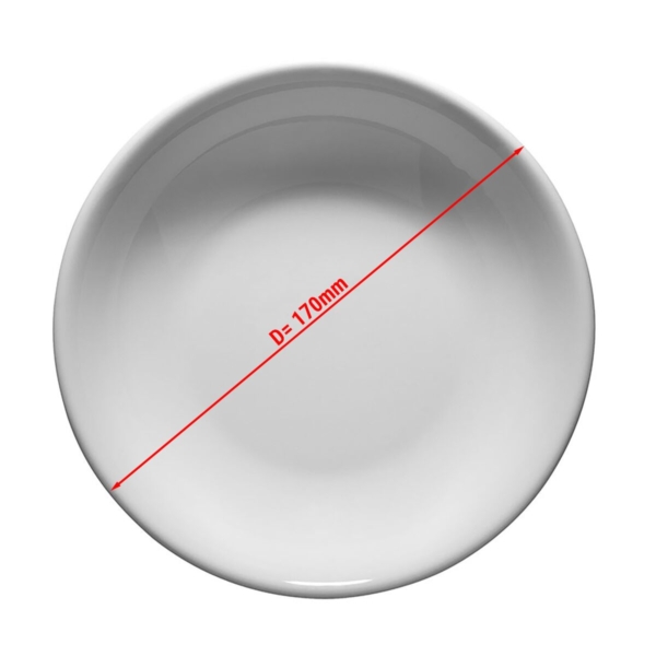 (6 pièces) ENTity - Assiette plate - Ø 17 cm