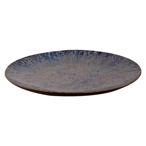 (4 pièces) Lester - Assiette plate - Ø 27 cm - Bleu