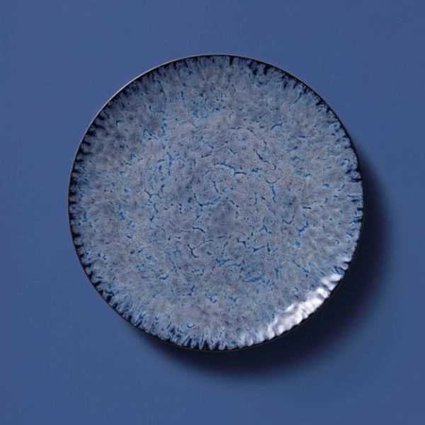 (4 pièces) Lester - Assiette plate - Ø 27 cm - Bleu