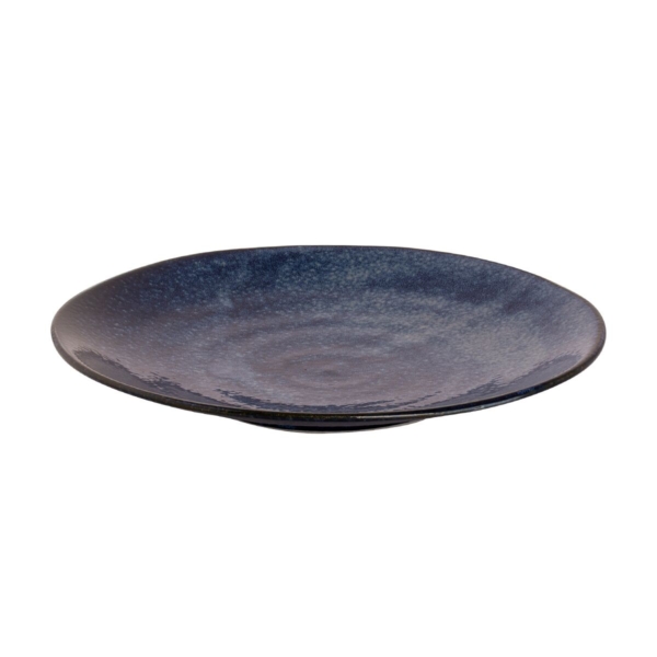 (10 pièces) KIRYU - Assiette plate - Ø 25,5 cm - Bleu