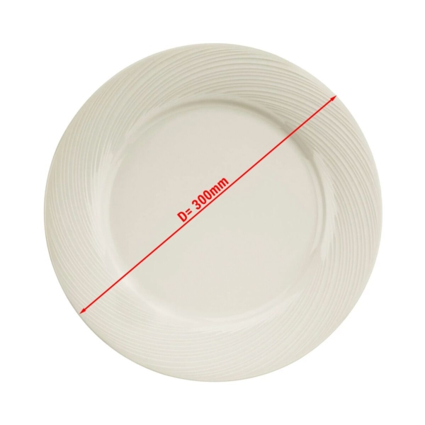 (24 pièces) SEMPRE - Assiette Plat - Ø 30 cm