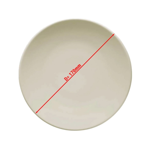 (12 pièces) TEOS - Assiette plate - Ø 17 cm