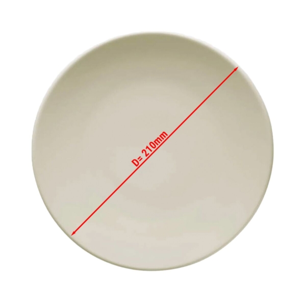 (12 pièces) TEOS - Assiette plate - Ø 21 cm